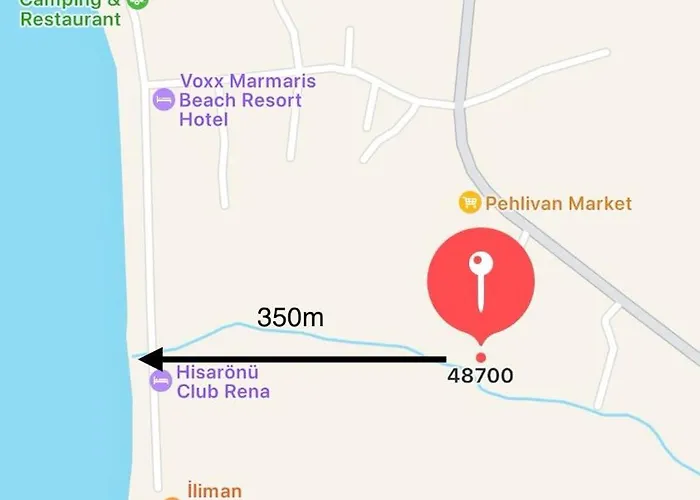 Hisaroenue Jasmin 350m Semesterbostad Hisaronu